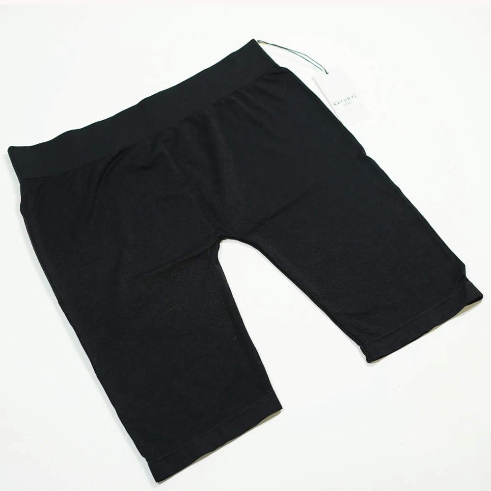 🆕 Naturyl Basic Biker Shorts Plus Size Black